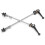 (Black) WAKE HQ-02 Bicycle Quick Release Lever Front Rear Black 3