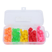 (100pcs) 5 Colors Soft Corn Kernels Fishing Artificial Niblet Baits 200pcs