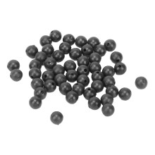 (Black) 50pcs 8mm Space Beans Silica Gel Fishing Line Stopper Green