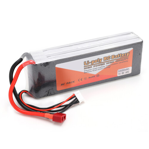 14.8V 5500mAh 4S 60C LiPo Battery XT60 1