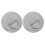(Gray) D Ring Pad Patch PVC Inflatable Boat Raft Dinghy Black 1