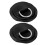 (Black) D Ring Pad Patch PVC Inflatable Boat Raft Dinghy Black 2