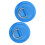 (Blue) D Ring Pad Patch PVC Inflatable Boat Raft Dinghy Black 3