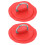 (Red) D Ring Pad Patch PVC Inflatable Boat Raft Dinghy Black 5