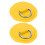 (Yellow) D Ring Pad Patch PVC Inflatable Boat Raft Dinghy Black 2