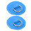 (Blue) D Ring Pad Patch PVC Inflatable Boat Raft Dinghy Black 2