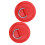 (Red) D Ring Pad Patch PVC Inflatable Boat Raft Dinghy Black 3