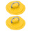 (Yellow) D Ring Pad Patch PVC Inflatable Boat Raft Dinghy Black 5