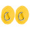 (Yellow) D Ring Pad Patch PVC Inflatable Boat Raft Dinghy Black 4