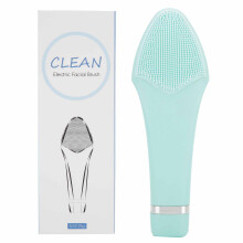 (Green‑TM‑226) Elektrische Gesichtsreinigungsbürste Silikon Massage Grün
