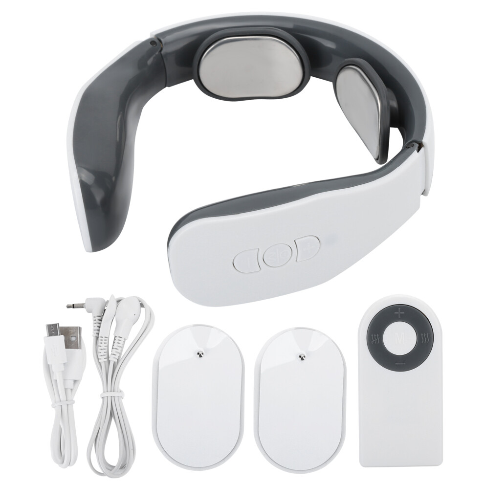 Electric Neck Massager Hot Compress Pulse Cervical Health Care