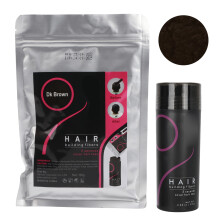 (Dark Brown) 2pcs Hair Fiber Thickener 25g+100g Dark Brown