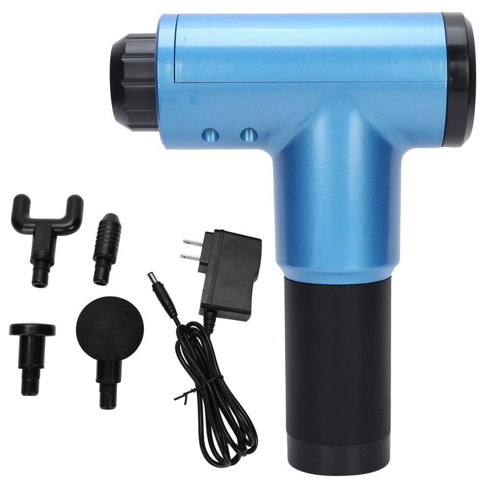 Blue (Blue) Portable Massage Gun Deep Muscle Percussion Electric Massager