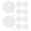 10x TENS Electrode Pads 8cm Round Self-Adhesive NonWoven 3
