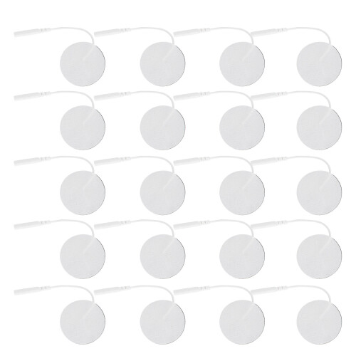 20pcs NonWoven Pin Electrode Pads TENS EMS 4cm 1