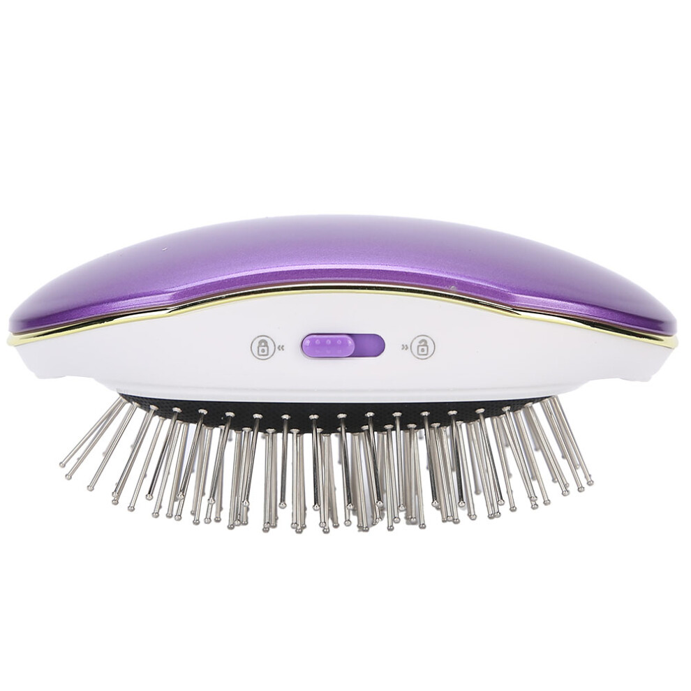 Purple (Purple) Negative Ion Anti-Static Vibration Massage Comb