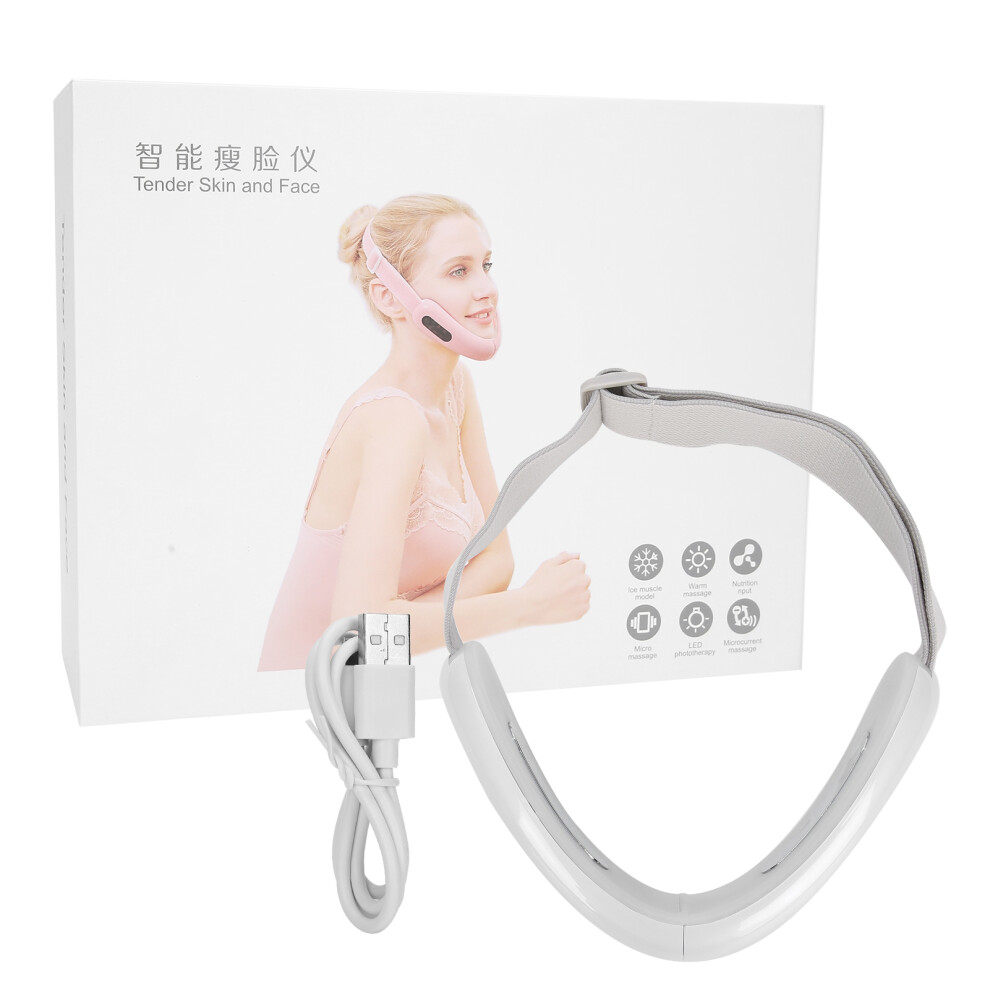 Light Micro Current Vibration Face Lifting Beauty Massager Therapy