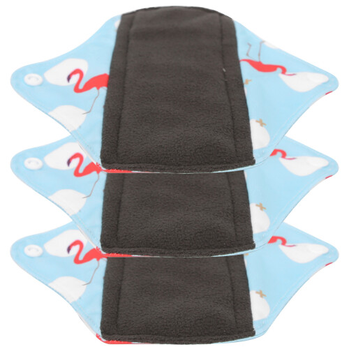(N41) 3x Waschbare Menstruationspads Saugfähig 2