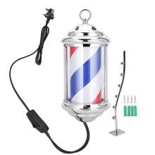 (Prise UK 220V) Regenbestendige LED kapperszaal bord draaiend 28cm