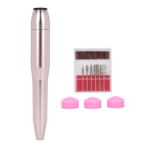 (US Plug Gold) Elektrische Nagelfrees Draagbaar EU Plug Goud 1