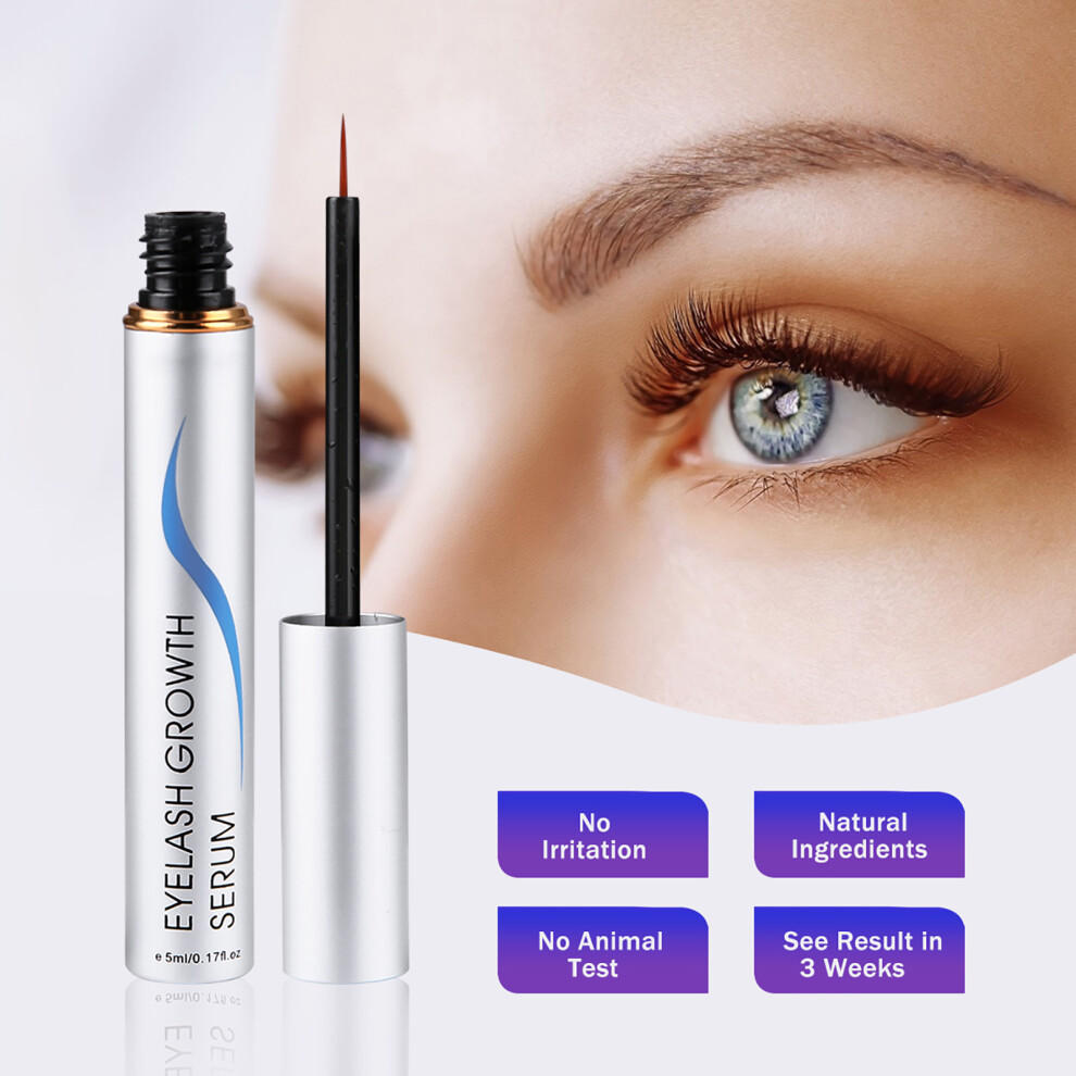 Eyelash Growth Serum with Natural Plant Extract for Thicker Lashes