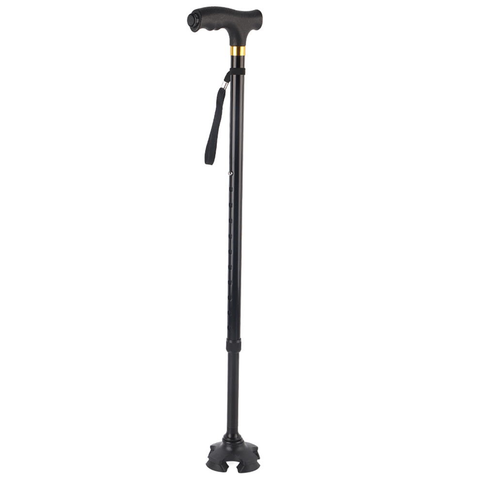 Foldable Anti-Slip Aluminium Walking Stick with LED Light