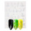 30x Nagelaufkleber Mixfarben Glitzer DIY Set 5