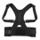 (Black M) Unisex Magnet Posture Corrector Back Support Belt Black M 1