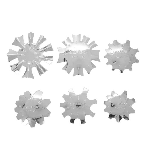 6pcs Nail Art Edge Trimmer Cutter Clipper Tools
