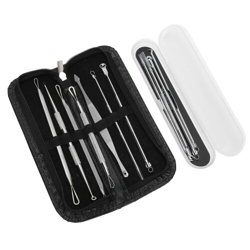 RVS Acne Extractor Kit Zwarte Punten Verwijdering 1