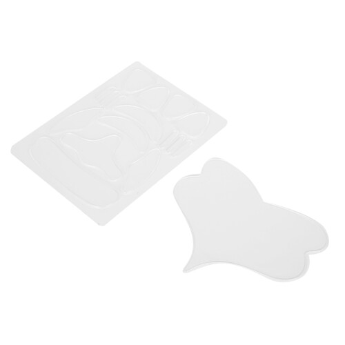 17pcs Anti-Wrinkle Pad Reusable Forehead Sticker Silicone Chest Patch 1