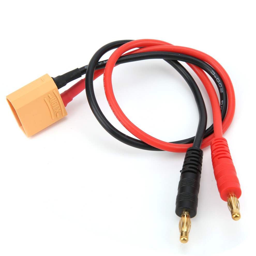 30Cm Xt90 To 4Mm Banana Plug 14Awg Cable For Lipo Charger 500367892800