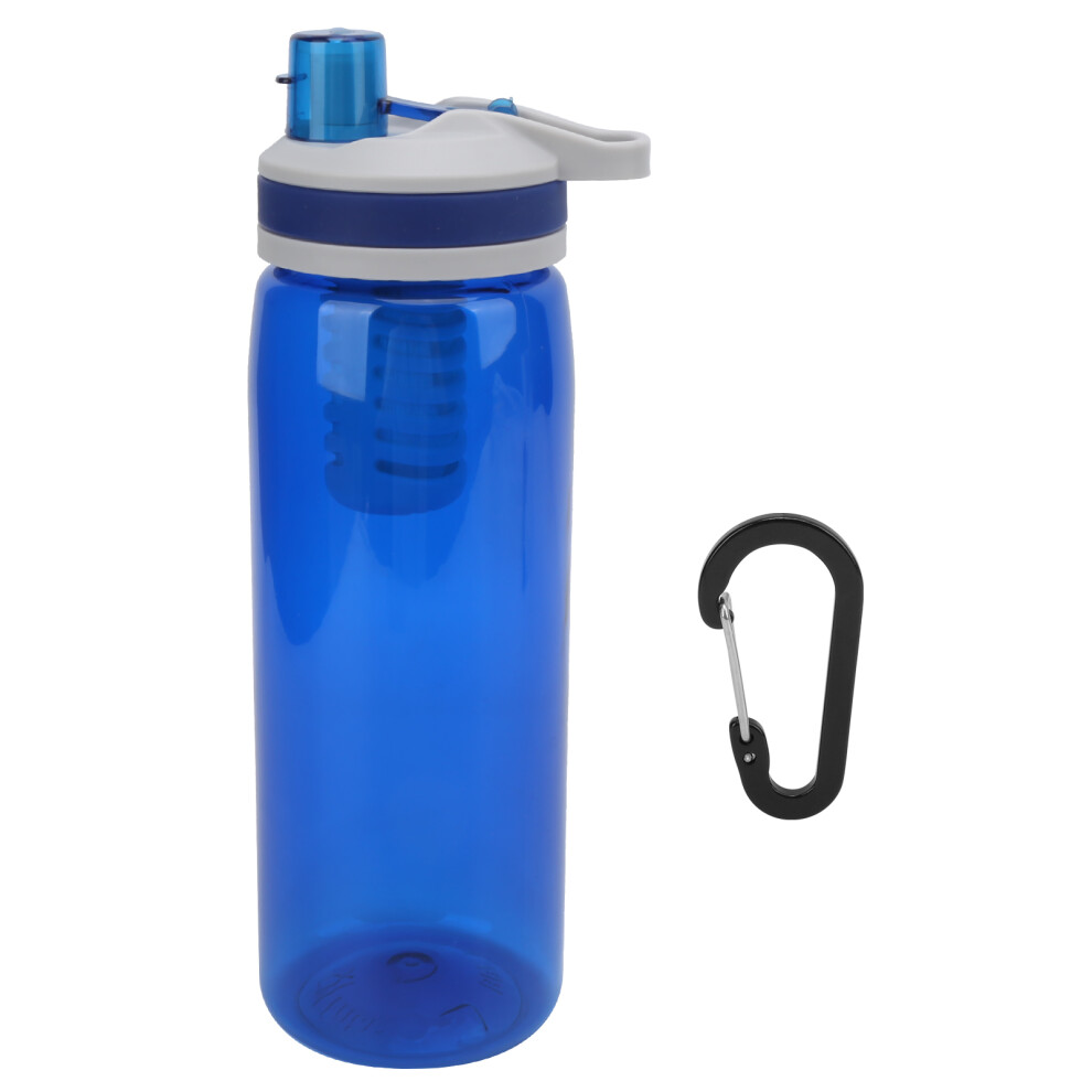 (Blue) 770ml Portable Filtered Water Bottle Camping Hiking Emergency Green-image-OPC-PMM5PYN-NEW