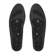 (Black S 35‑39) 2x Magnet-Therapie-Einlegesohlen atmungsaktiv S 35-39