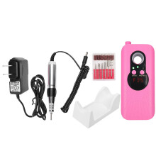 (US Plug) 35000U/min Akku-Nagelfeile 110-240V Rot