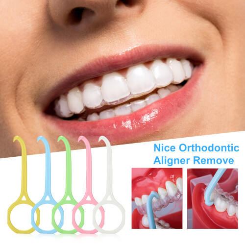 Orthodontisch uitneemtang helder plastic 1