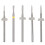 5x Wolframstahl-Nagelbohrer zur Hautentfernung 4