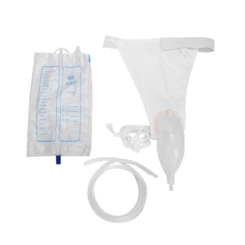 (Men) Reusable Silicone Urine Collection Bag with Funnel for Men
