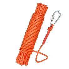 10m Fishing Magnet Rope with Carabiner Nylon Strong Cord