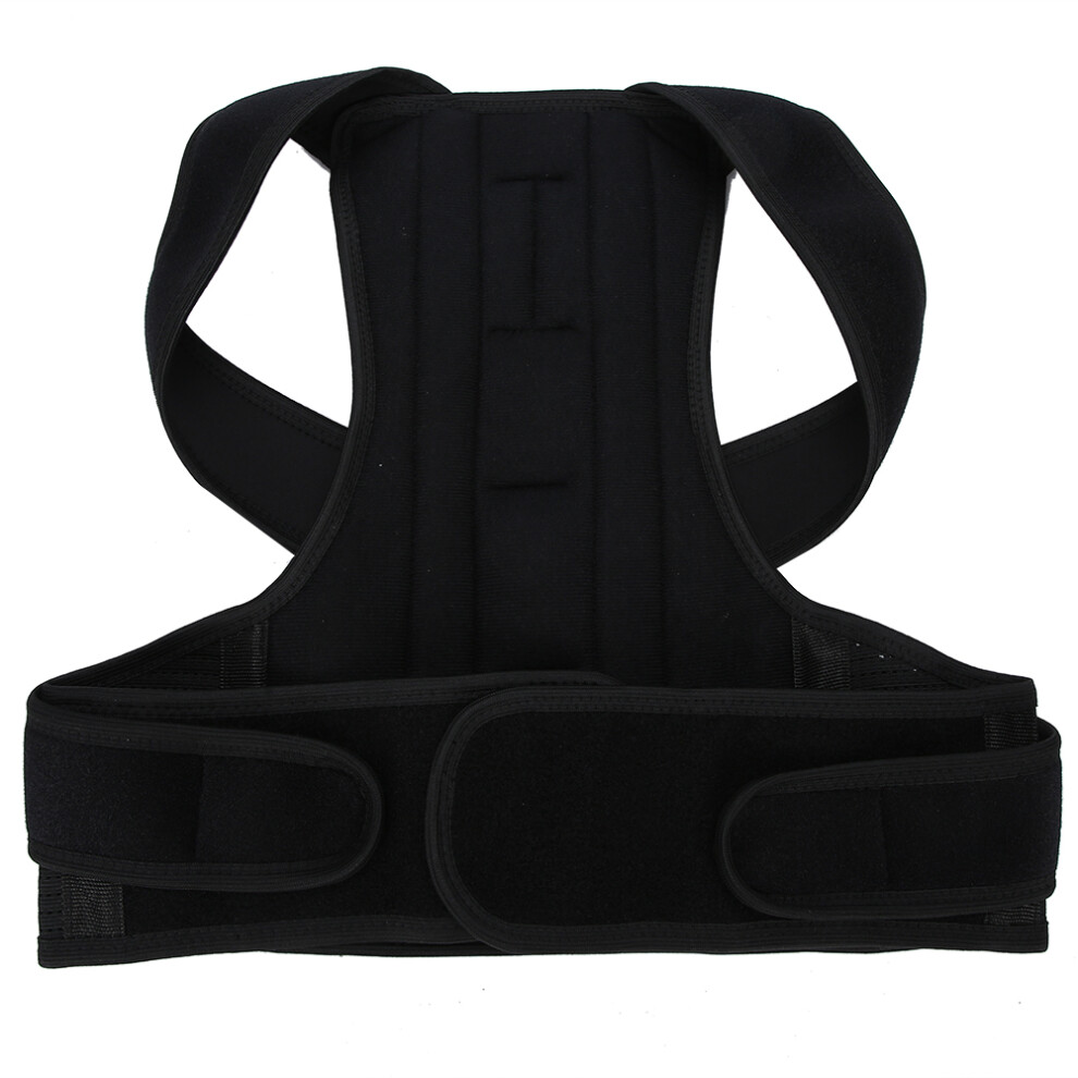 Black ( L) Posture Corrector Breathable Back Support Shoulder Brace L