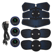 EMS-Muskelpatch Bauch-Arm-Bein-Stimulator blau laden