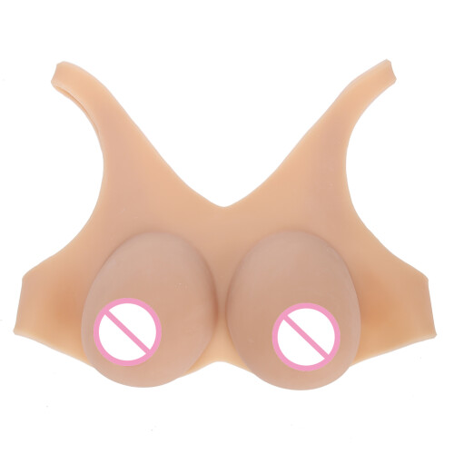 (D Cup) Petto in Silicone C Cup con Gancio e Velcro