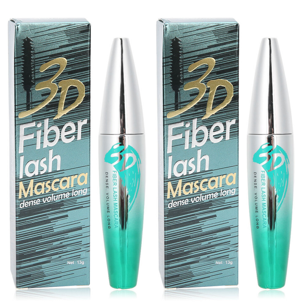 2pcs Waterproof Lengthening Curling Mascara