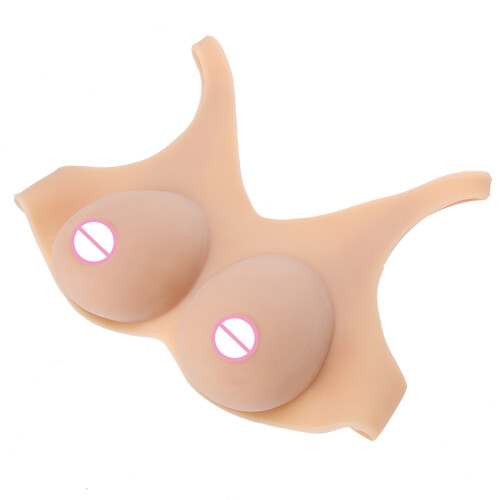 (A Cup) Petto in Silicone C Cup con Gancio e Velcro 1