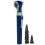 (Bleu) Kit Otoscopico Professionale LED per Esame Orecchie Nero 2