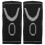 (Gris + Noir) 2pcs Children Nylon Soft Knee Pad Protector Warm Elastic Breathable 1