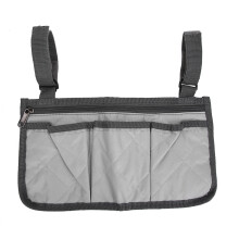 (Gray) Rollstuhl-Armlehnen-Tasche groß braun