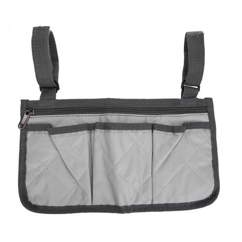 (Gray) Rollstuhl-Armlehnen-Tasche groß braun