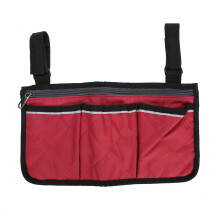 (Red Wine) Rollstuhl-Armlehnen-Tasche groß braun