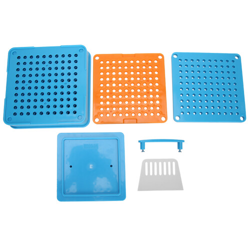 (With Powder Block Plate) 2# Kapsel-Füllplatte mit 100 Löchern